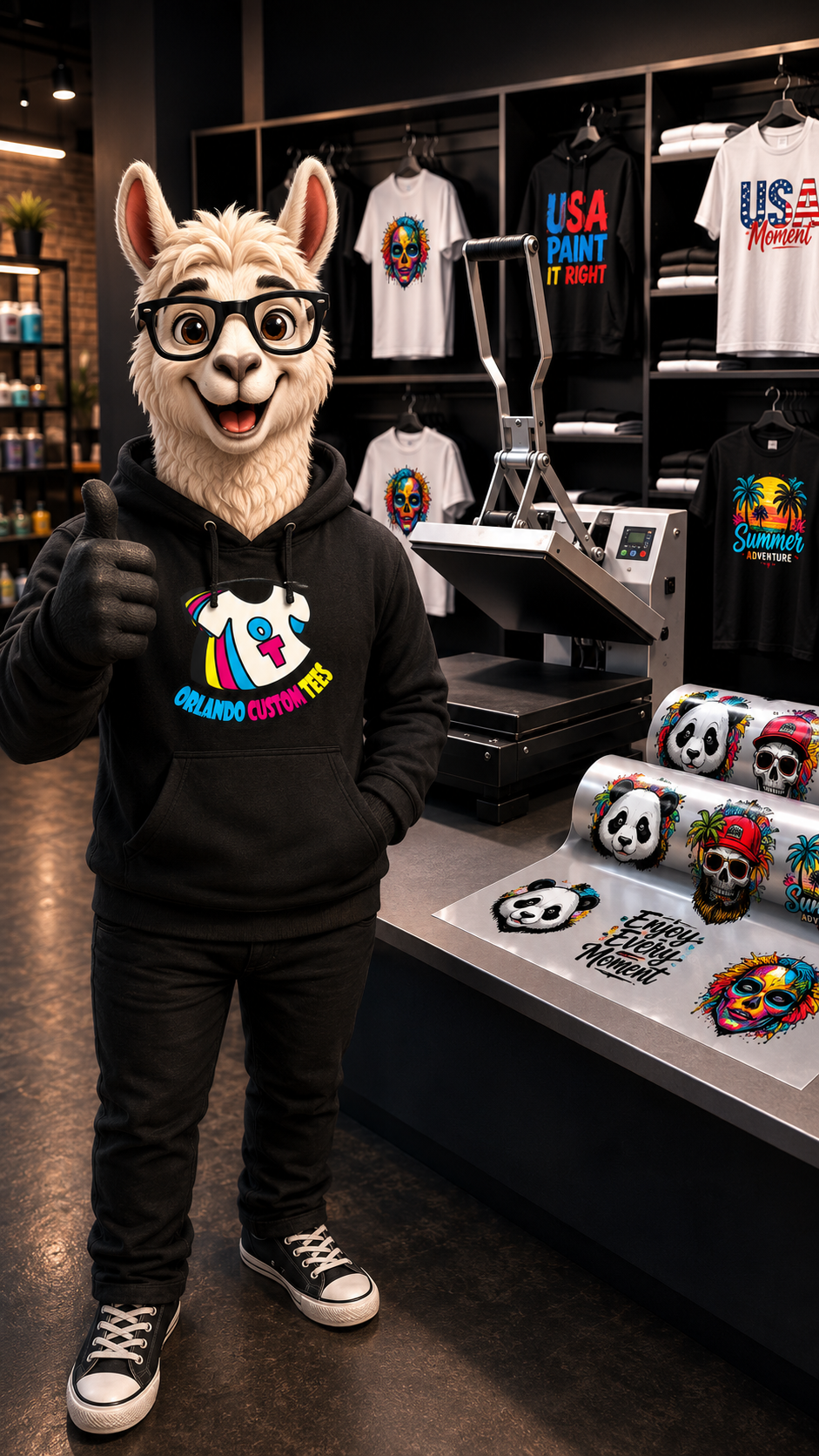 Inside our Orlando shop